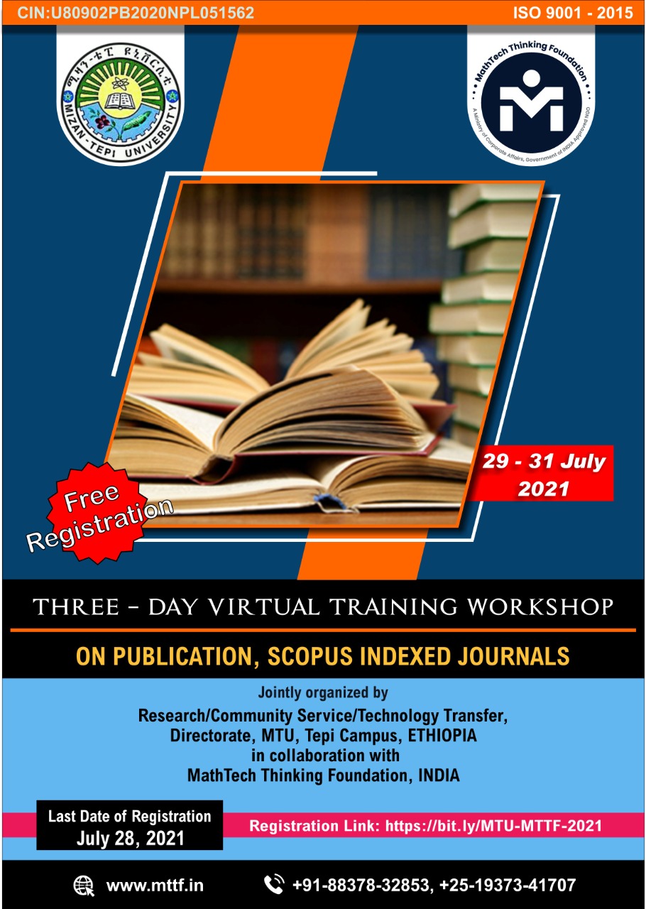 Three-day Virtual Workshop on Publications, SCOPUS Indexed Journals